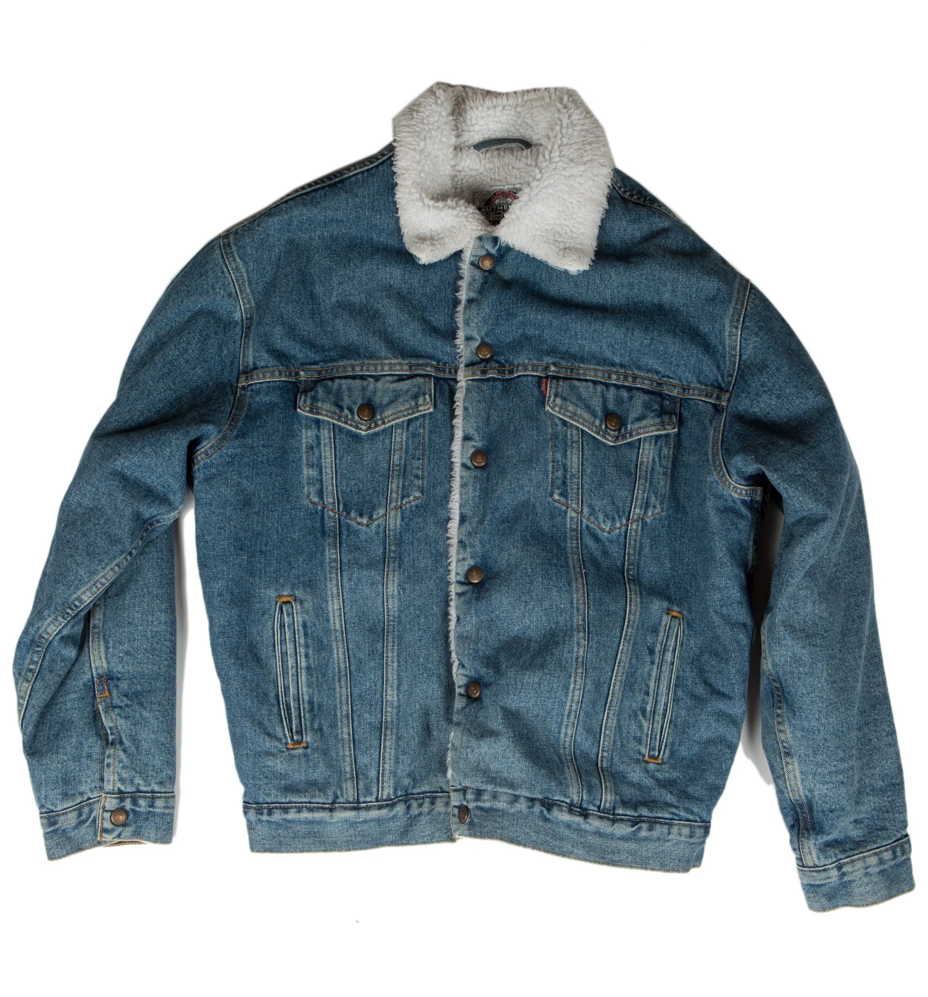 Vintage Levis Sherpa Denim Trucker Jacket