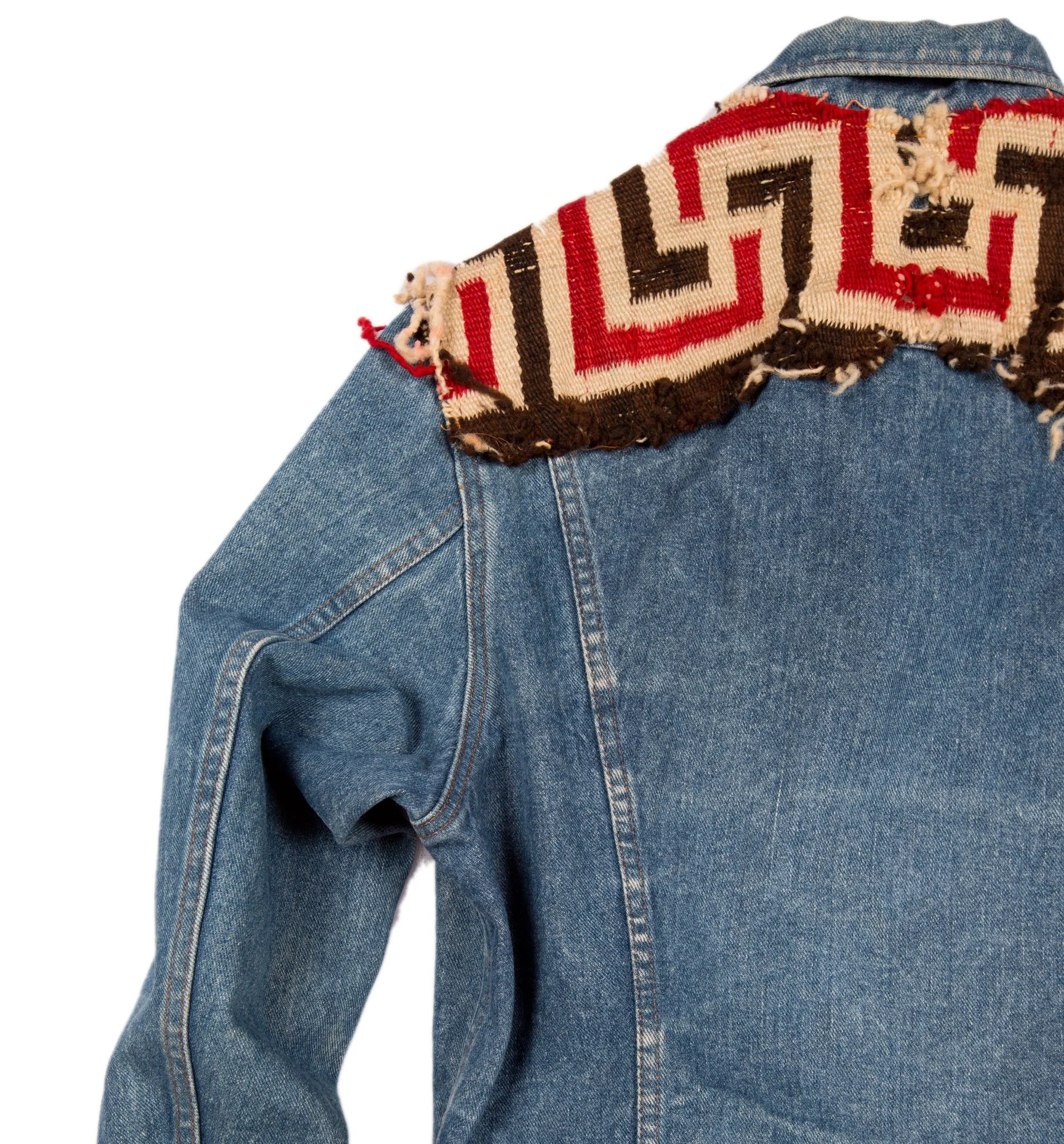 Vintage Navajo Lee Denim Jacket - Image 3
