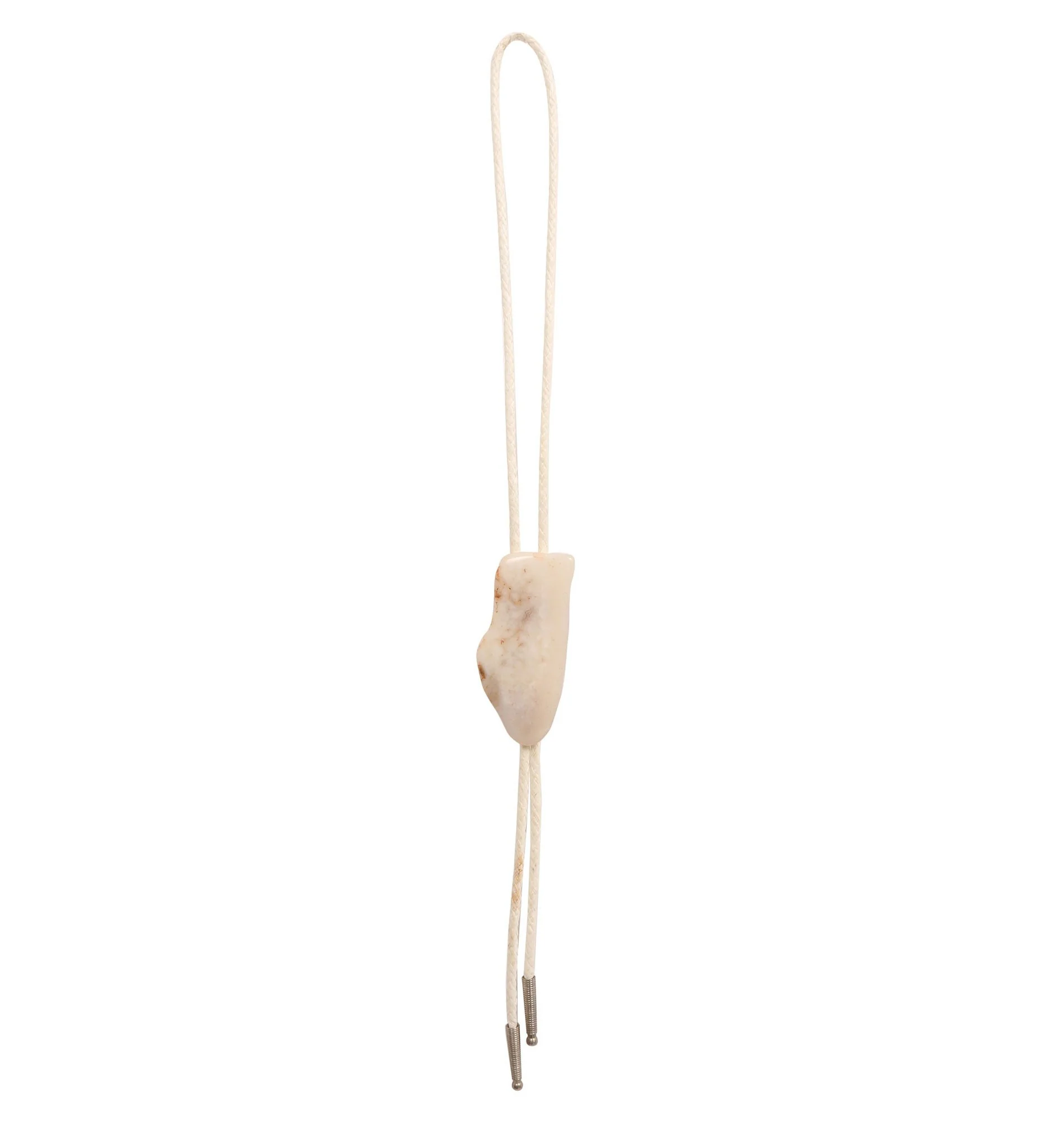 Vintage Polished Stone Bolo Tie