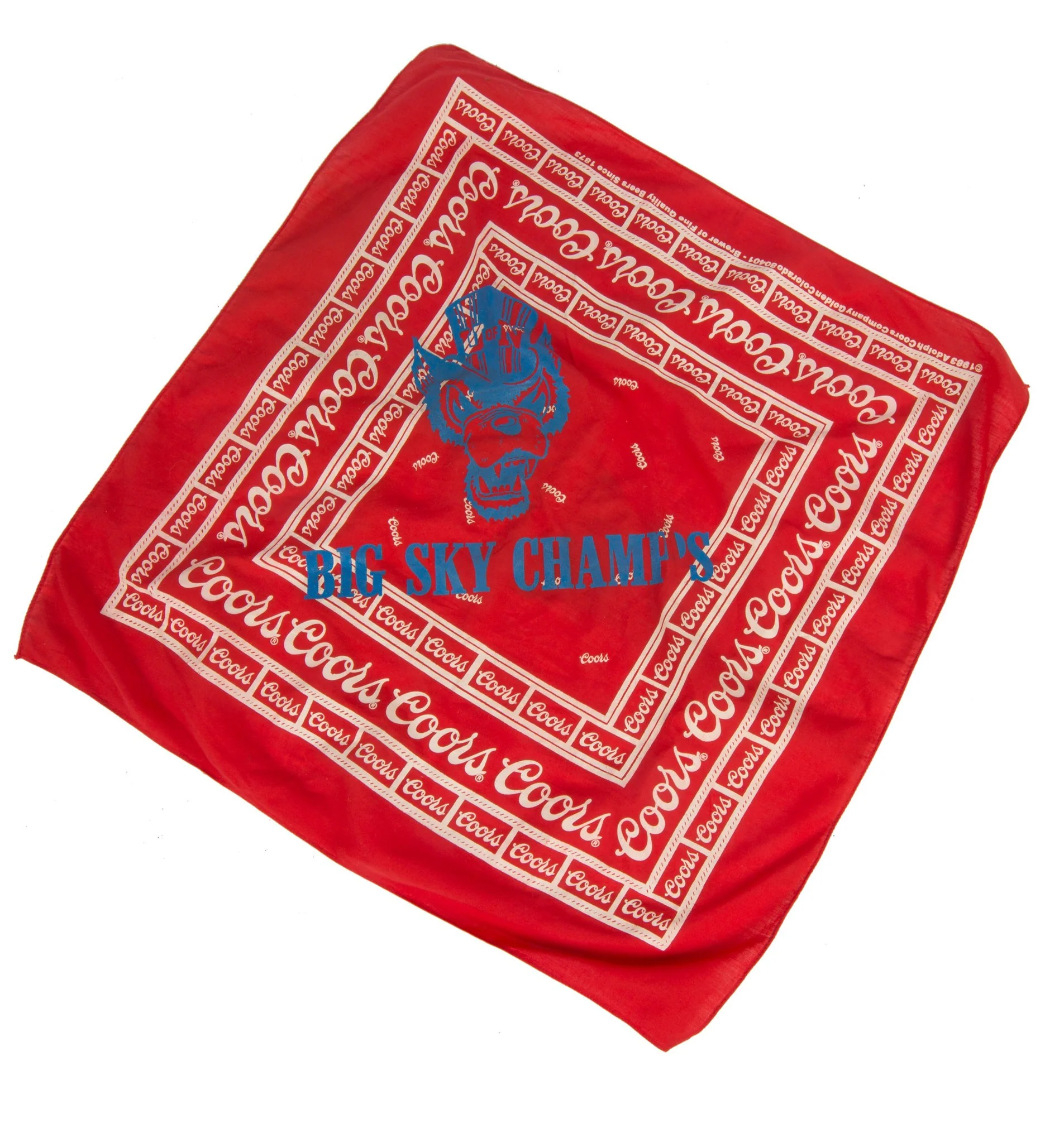 Vintage Red Coors Bandana